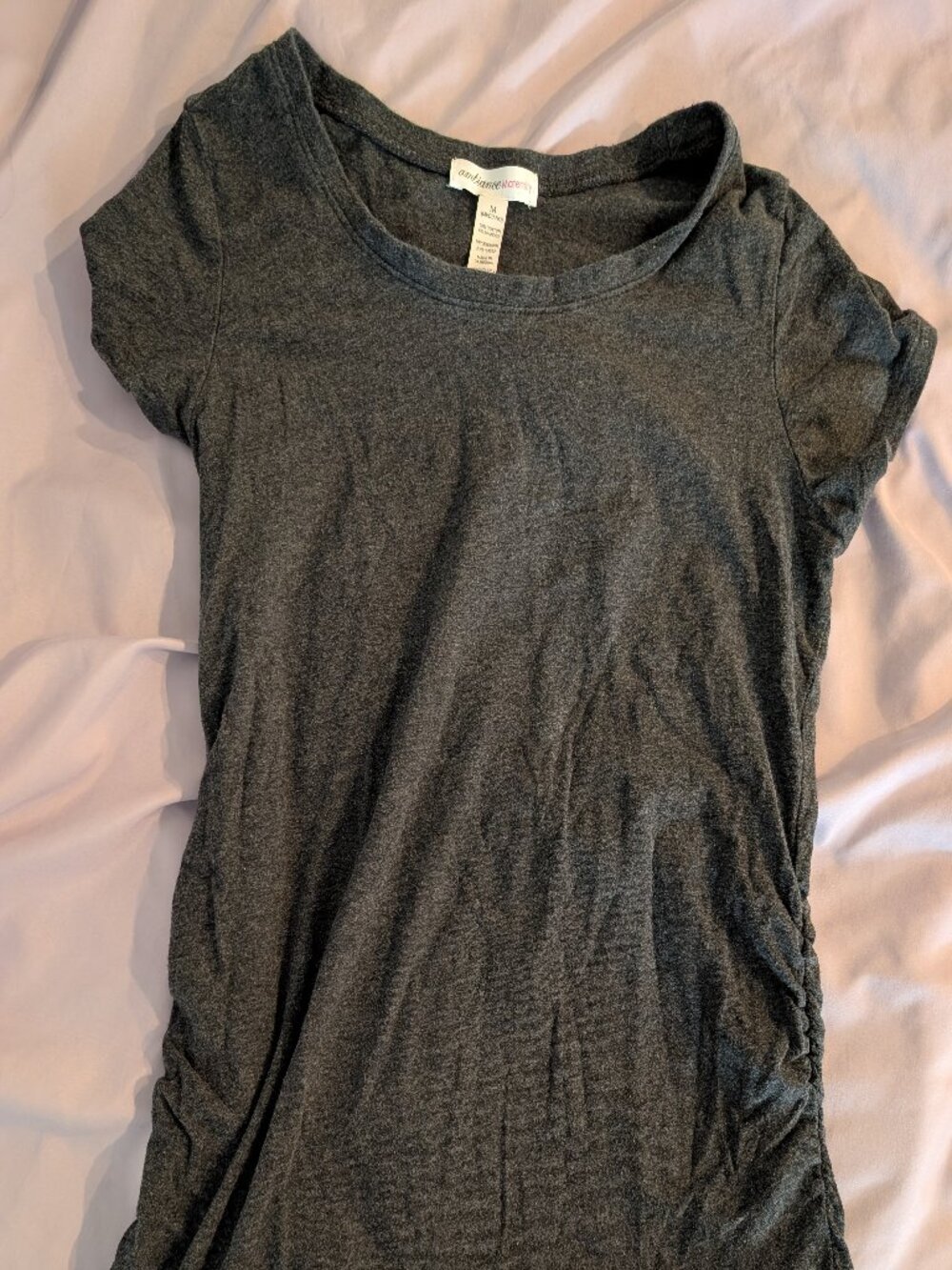 Grey maternity t-shirt